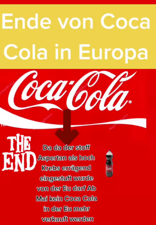 Faktencheck: Kein Verbot von Cola in der EU wegen Aspartam – mimikama.org Faktencheck: Kein Verbot von Cola in der EU wegen Aspartam