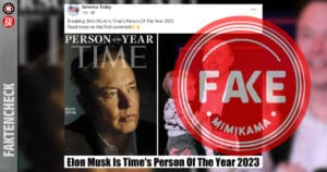 Faktencheck: Nein, Elon Musk wurde nicht als „Person des Jahres 2023“ ausgezeichnet