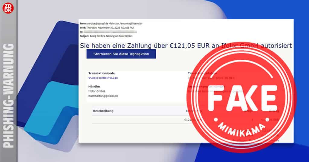 Vorsicht Phishing: Wie gefälschte PayPal-Mails täuschen