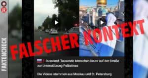 Faktencheck: Videos zeigen muslimische Feiern in Russland, keine pro-palästinensischen Veranstaltungen