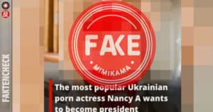 Faktencheck: Video von ukrainischem Pornostar über Präsidentschaftskandidatur ist gefälscht