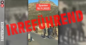 Migranten in Marokko, nicht in Spanien (Faktencheck)