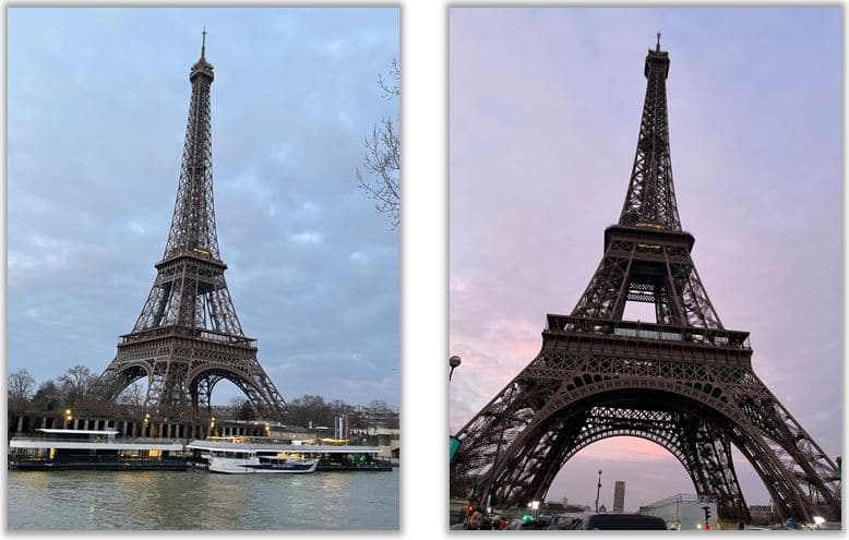 Fotos des Eiffelturms vom 24. Januar 2024 (Alexis ORSINI) ( Alexis ORSINI)