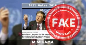 Bill Gates and the false quote about reducing population