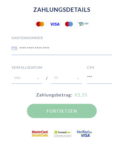 Geschenk-Monatskarte für Bahnreisen? Falle statt Fahrt! – mimikama.org Screenshot der betrügerischen Webseite