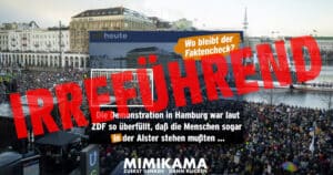 Medien unter Beschuss: Falsche Anschuldigungen über Bilder zu Demo in Hamburg