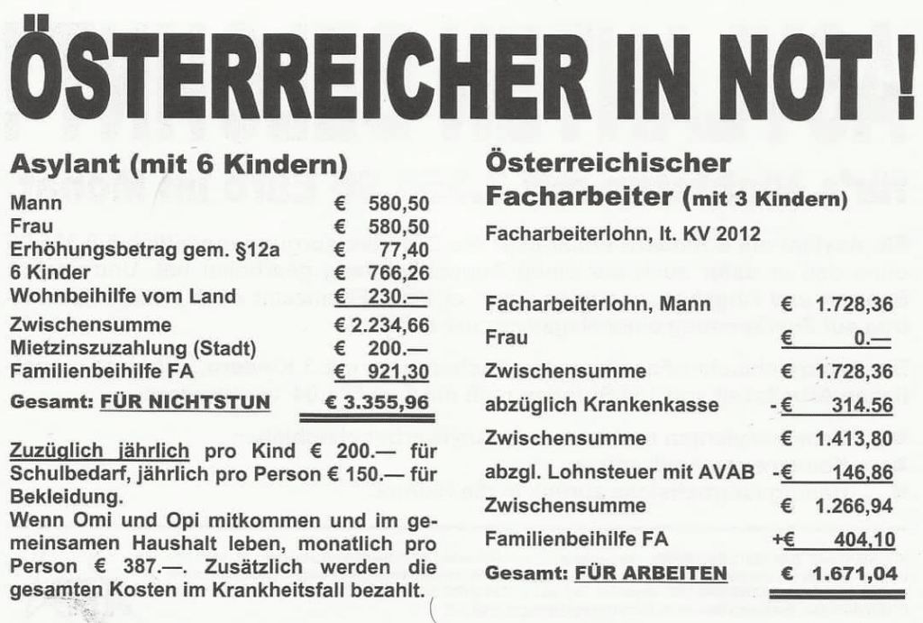 Screenshot Facebook "Österreicher in Not"