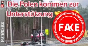 Video aus Polen wird irreführend mit deutschen Bauernprotesten verknüpft