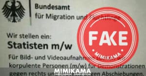 „Statisten m/w“: Alte Falschmeldung im Namen des BAMF