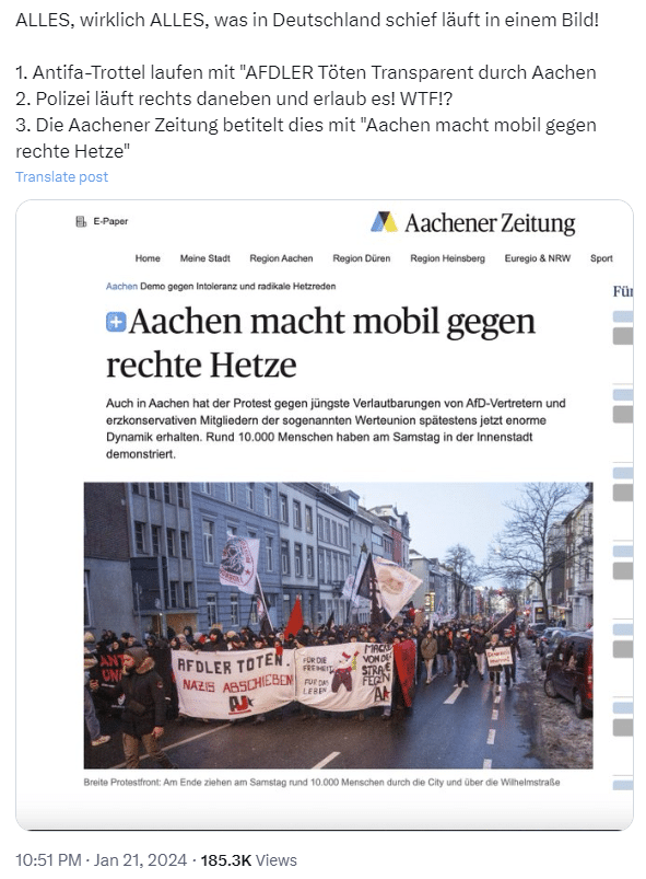 Aufruf oder Feststellung? Das umstrittene Plakat über die AfD – mimikama.org Aufruf oder Feststellung? Das umstrittene Plakat über die AfD – mimikama.org