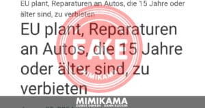 Automythen entlarvt: Kein EU-Reparaturverbot für alte Autos