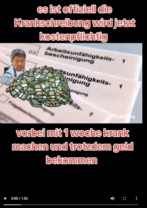 Krankmeldung bleibt kostenlos: Faktencheck – mimikama.org Krankmeldung bleibt kostenlos: Faktencheck - Screenshot aus den sozialen Medien