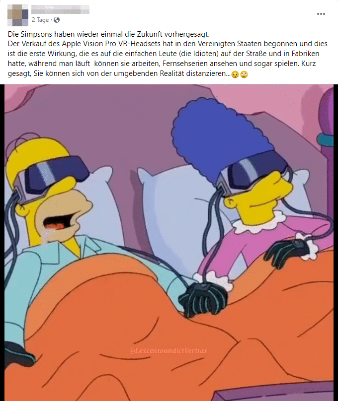 Screenshot Facebook