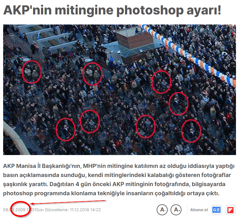 Aufnahmen von Demonstrationen gegen Rechtsextremismus in Deutschland wurden manipuliert – mimikama.org Screenshot CNN Turk