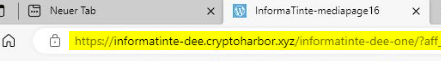 Falscher Lesch entlarvt: Bitcoin-Betrug im Netz – mimikama.org Screenshot der gefälschten URL (Webseite)