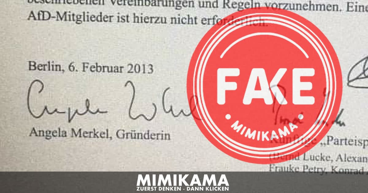 Merkels angebliche AfD-Gründung: Satire entlarvt