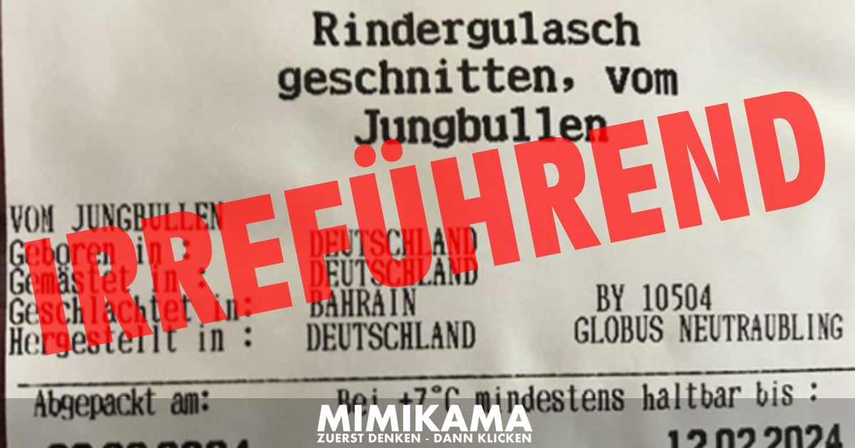 Von Bayern nach Bahrain und zurück: Etikettenfehler sorgt für Wirbel