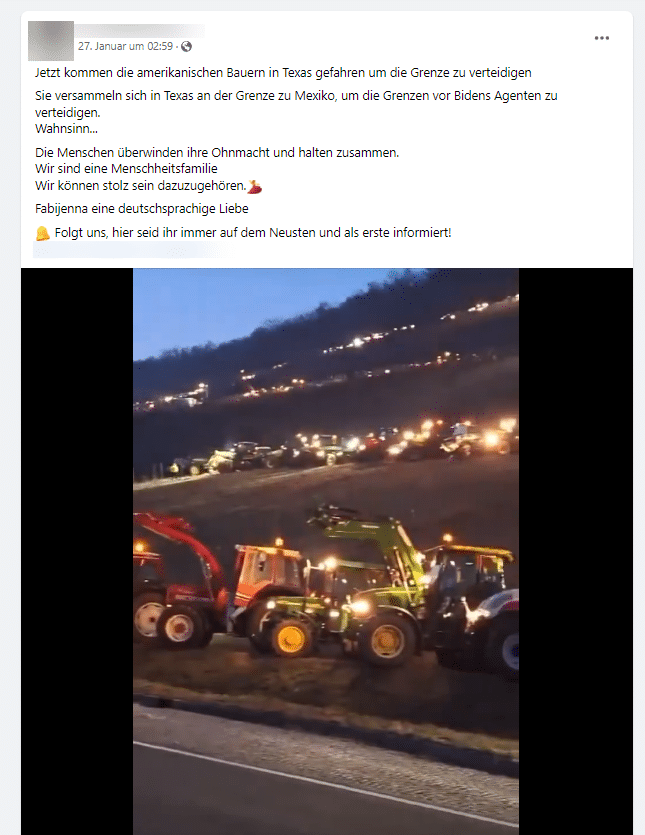 Bauernprotest: Video stammt aus Deutschland, nicht aus Texas – mimikama.org Bauernprotest: Video stammt aus Deutschland, nicht aus Texas – mimikama.org