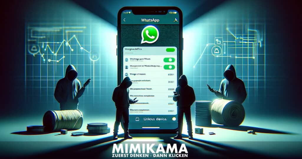 WhatsApp-"Spionage": Entdecken und stoppen / Artikelbild: Mimikama, DALL-E