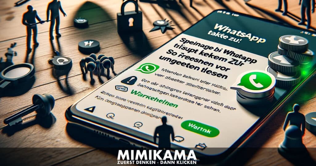 WhatsApp-Spionage: Schützen Sie Ihre Privatsphäre! - Mimikama Dall-E