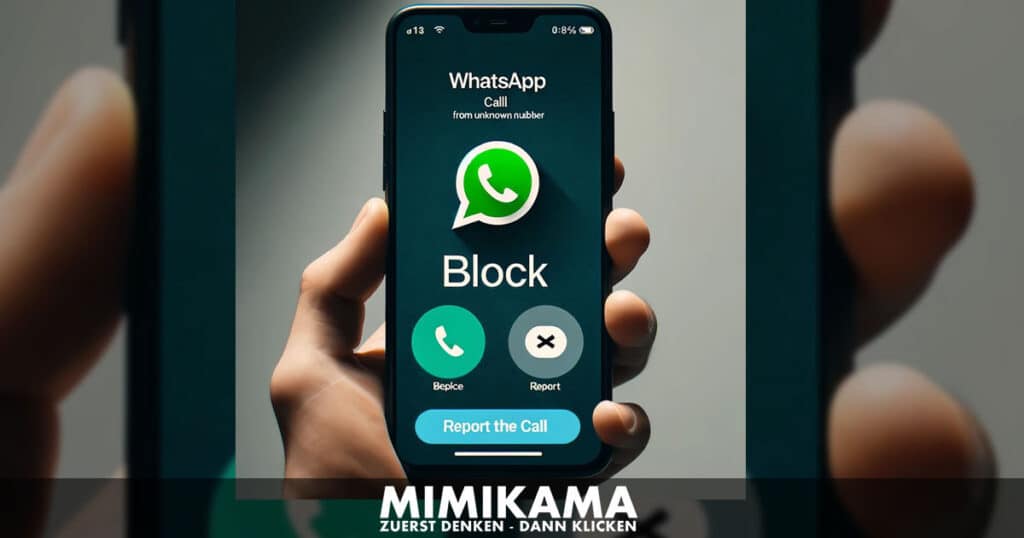WhatsApp stoppt Spam direkt vom Sperrbildschirm / Artikelbild: Dall-e/mimikama