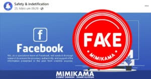 Facebook: “Safety &amp; detection” – False security warnings