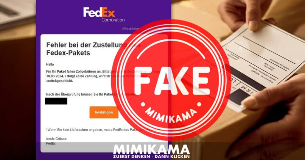 FedEx-Phishing-Falle bei der Zollabwicklung oder Zustellung / Artikelbild: Freepik, Drazen Zigic