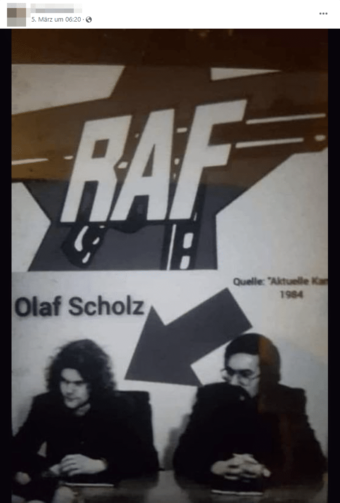 Scholz, die RAF und digitale Fälschungen: Ein Fallbeispiel – mimikama.org Scholz, die RAF und digitale Fälschungen: Ein Fallbeispiel – mimikama.org