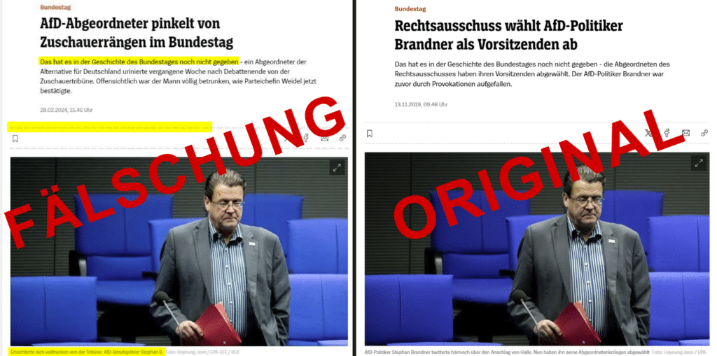 Pinkelnder AfD-Politiker: Wahrheit oder Lüge? – mimikama.org Pinkelnder AfD-Politiker: Wahrheit oder Lüge? – mimikama.org