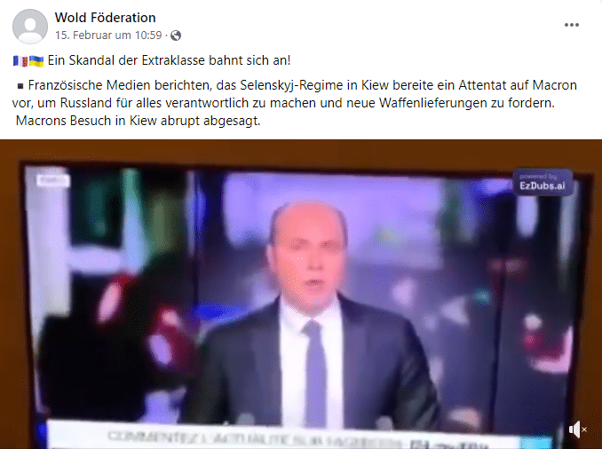 Screenshot Facebook