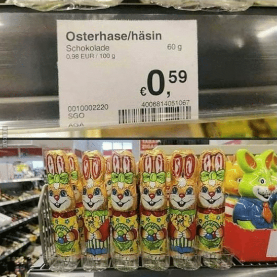 Osterhasen-Preisschild: Ein Fall von Manipulation und Ignoranz – mimikama.org Screenshot "debeste.de"