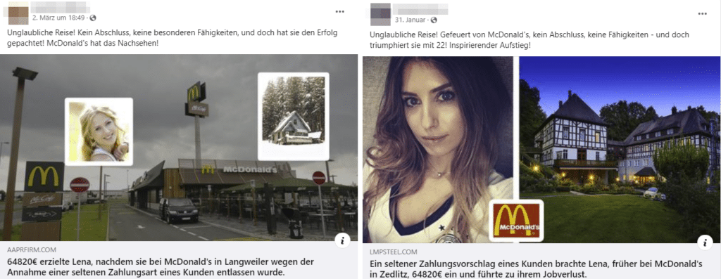 Screenshot Facebook