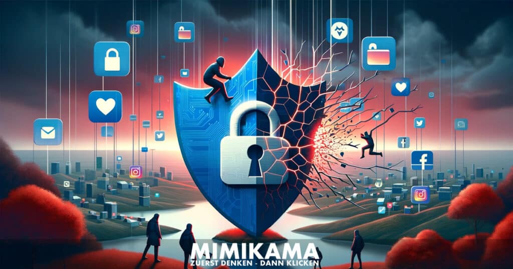 Meta unter Beschuss: Personalmangel begünstigt Cyberangriffe / Artikelbild: Mimikama, DALL-E