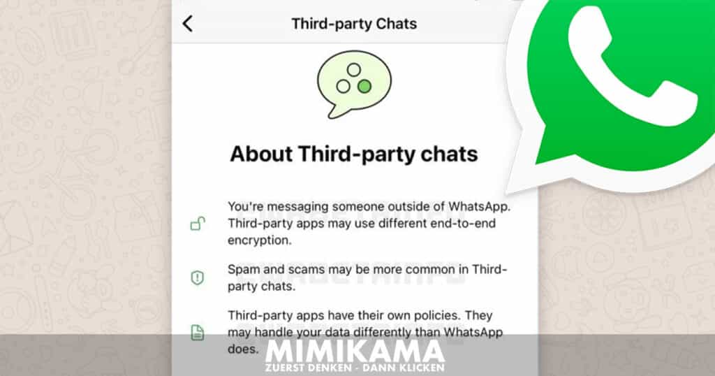WhatsApp: Erster Blick auf Chats mit externen Diensten / Artikelbild: Screenshot WABetaInfo