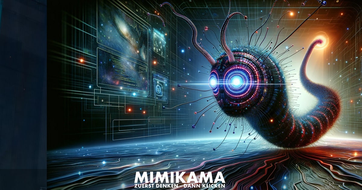 KI-Wurm: Die unsichtbare Cyber-Bedrohung / Artikelbild: Mimikama, DALL-E