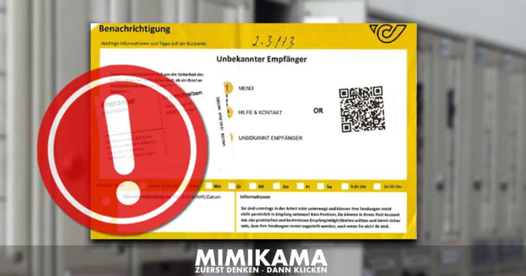 Warnung vor gefälschten Postbenachrichtigungen in Österreich! / Artikelbild: Freepik, stefamerpik