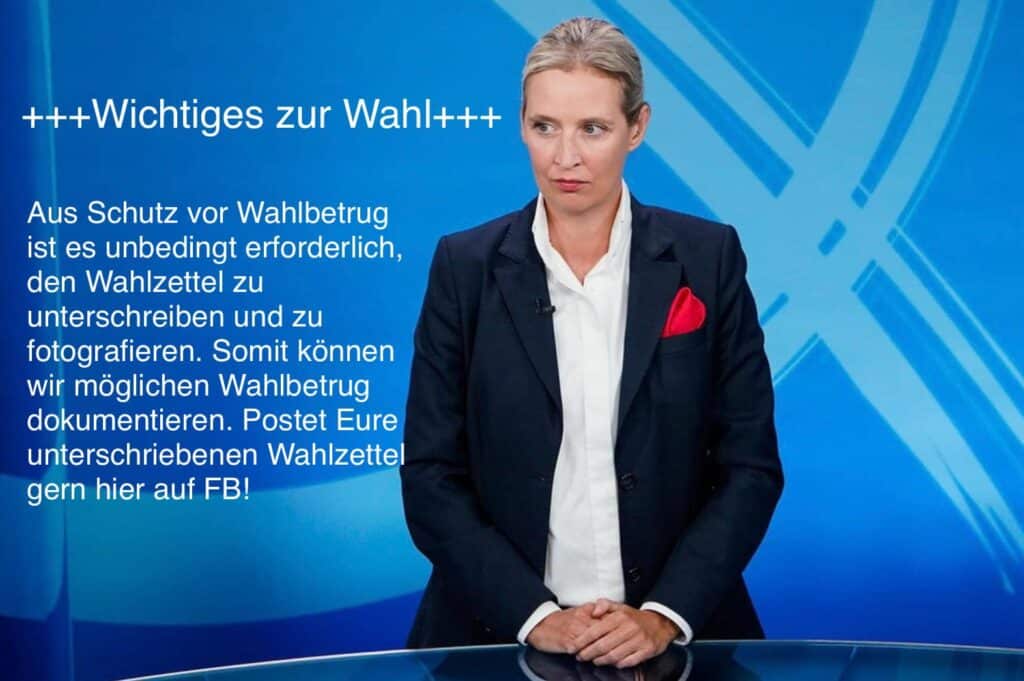Was die Stimme ungültig macht – mimikama.org Was die Stimme ungültig macht - Screenshot aus den sozialen Medien