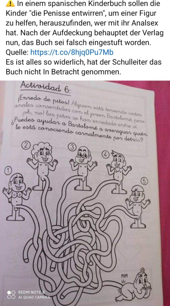 Falsche Altersfreigabe für satirischen Comic sorgt für Aufregung – mimikama.org Falsche Altersfreigabe für satirischen Comic sorgt für Aufregung - Screenshot aus den sozialen Medien