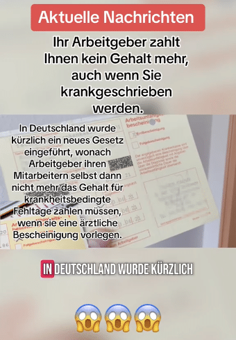 TikTok-Lüge entlarvt: kein neues Gesetz zur Abschaffung des Krankengeldes – mimikama.org TikTok-Lüge entlarvt: Kein neues Gesetz zur Abschaffung des Krankengeldes