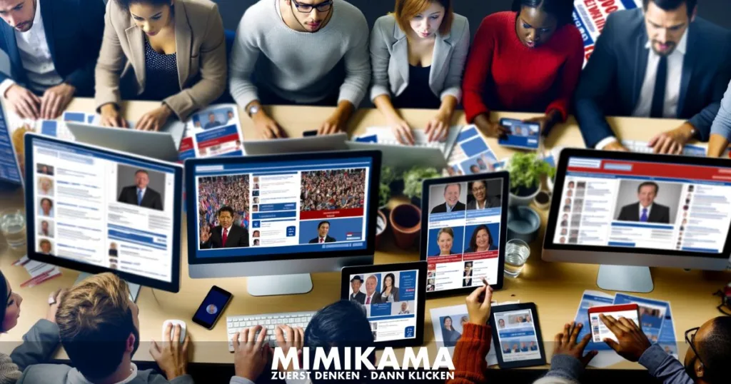 So funktioniert Online-Wahlkampf: Vier Euro pro Stimme / Bild: mimikama/DALL-E