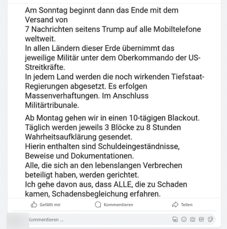 Trump übernimmt die Welt? Die Wahrheit hinter den Behauptungen – mimikama.org Screenshot: Facebook mit "Trump übernimmt die Welt? Die Wahrheit hinter den Behauptungen"