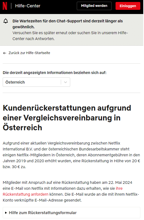 Netflix-Kunden bekommen Geld zurück - Kein Fake – mimikama.org Netflix-Kunden bekommen Geld zurück - Kein Fake – mimikama.org