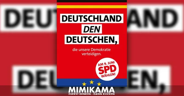 SPD-Post zur Europawahl: „Deutschland den Deutschen“ – Kein Fake, aber ein Desaster