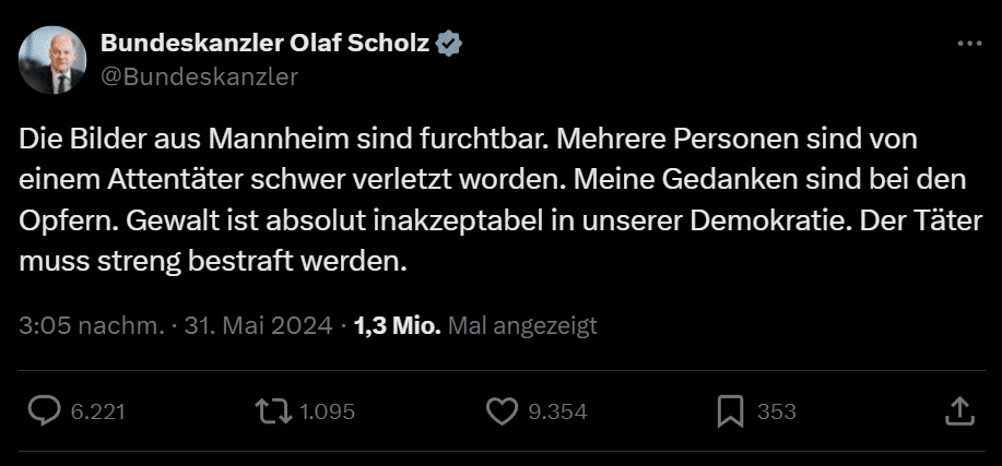 Messerangriff auf dem Mannheimer Marktplatz: Schockierende Details und dringender Handlungsbedarf! – mimikama.org Messerangriff auf dem Mannheimer Marktplatz: Schockierende Details und dringender Handlungsbedarf! – mimikama.org