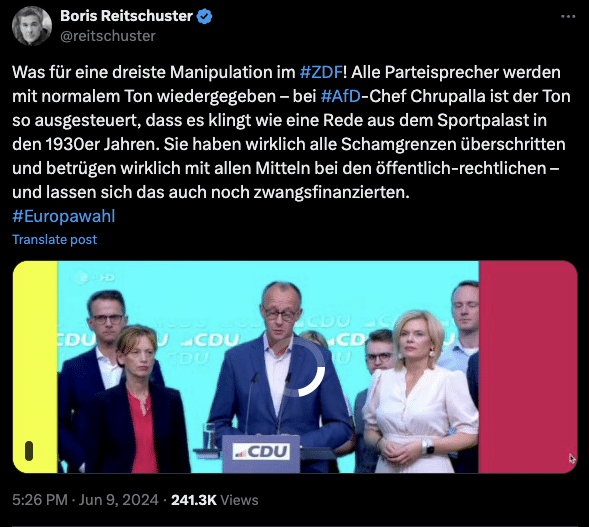 Gerücht: Chrupallas Mikrofon bei AfD-Wahlparty übersteuert – mimikama.org Gerücht: Chrupallas Mikrofon bei AfD-Wahlparty übersteuert