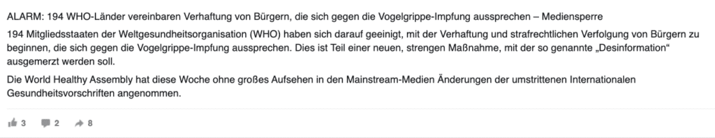 Falschmeldung: Keine neuen WHO-Regeln zur Verhaftung von Impfgegnern – mimikama.org Falschmeldung: Keine neuen WHO-Regeln zur Verhaftung von Impfgegnern