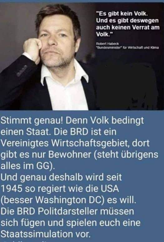 Deutschland kein richtiger Staat? Die Wahrheit über das "Vereinigte Wirtschaftsgebiet" - Screenshot der Behauptung aus den sozialen Medien