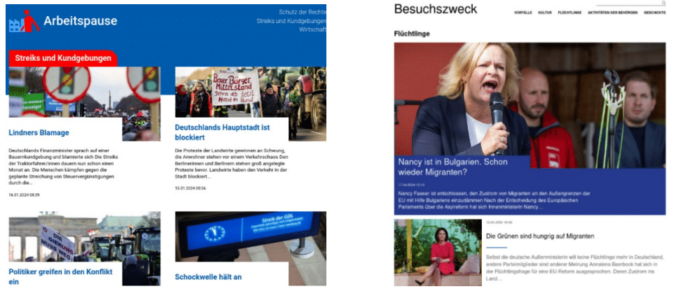 Die perfide pro-russische Desinformationskampagne „Doppelgänger“ – mimikama.org Screenshot: Technischer Bericht zur Analyse des Auswärtigen Amts "Doppelgänger"