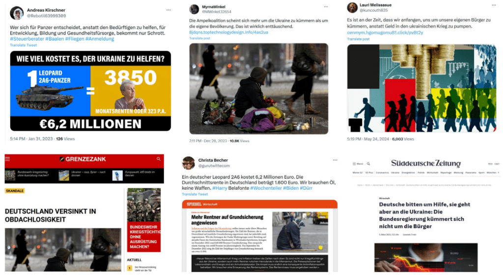 Die perfide pro-russische Desinformationskampagne „Doppelgänger“ – mimikama.org Screenshot: Technischer Bericht zur Analyse des Auswärtigen Amts "Doppelgänger"