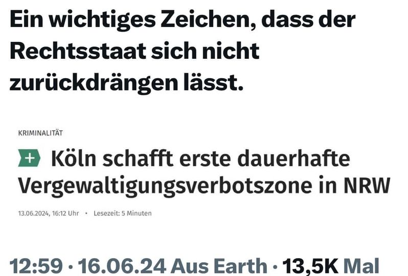 Screenshot des gefälschten Artikels